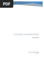 Flooding in Barrakpore: Zane Amour