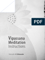 Vipassana Meditation Instructions - Venerable Ashin Silanandabhivamsa