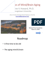 New Views of Mind/Brain Aging: Darlene V. Howard, PH.D