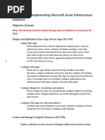 Exam 70-533: Implementing Microsoft Azure Infrastructure Solutions