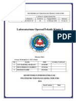 Kumpulan Laporan Operasi Teknik Kimia 1