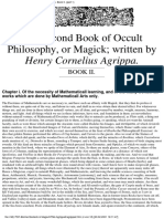 Three Books of Occult Philosophy, Book 2 - Henry Cornelius Agrippa