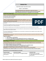 Apologies Module Plan