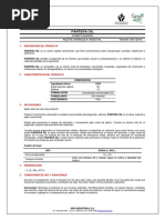 Ficha Técnica del Insecticida Toretto | PDF | Agua | Alimentos