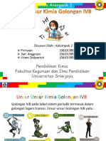 Kimia Anorganik Gol Ivb Kelompok 2 Fkip Kimia Palembang 2015