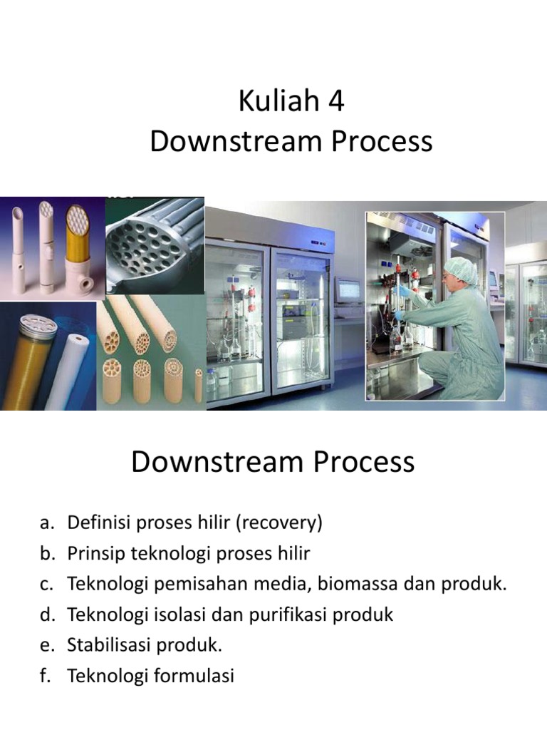 Proses Hilir dalam Fermentasi Bioteknologi | PDF
