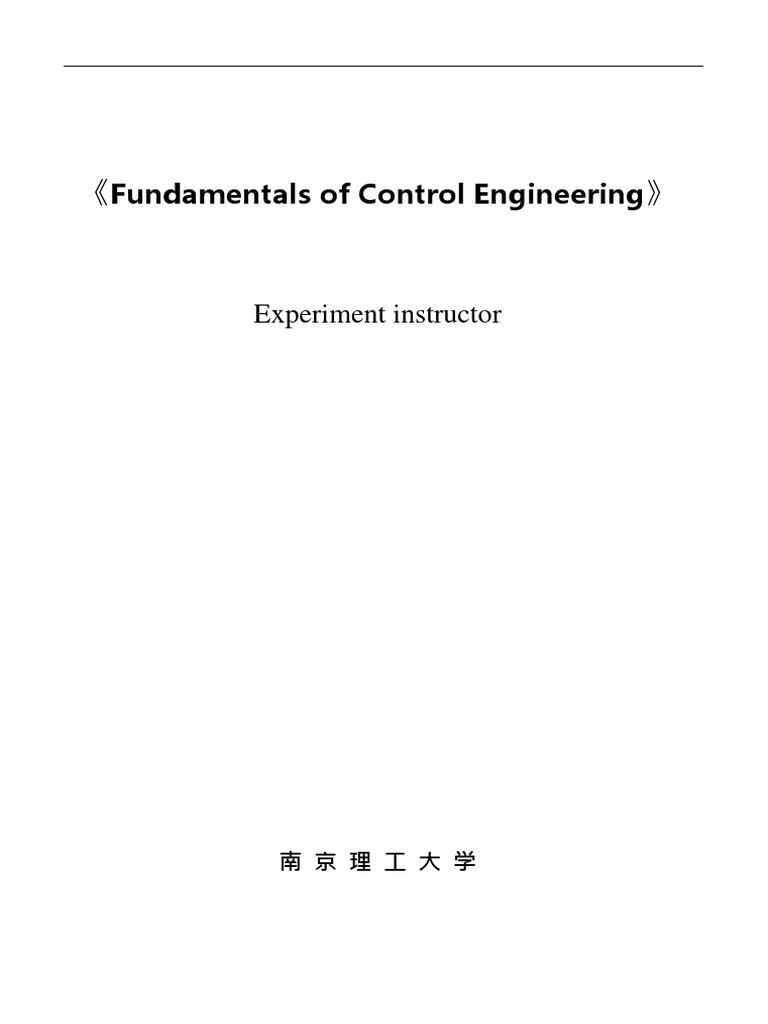 Voltage Adjustment in Control Experiments | PDF | Operational Amplifier ...