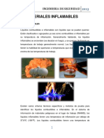 Seguridad industrial materiales inflamables