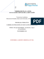 Discapacidad Múltiple: Evaluación y Apoyo