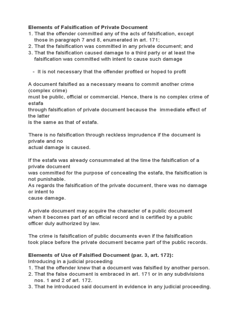 Elements of Estafa Conspiracy (Criminal) Fraud