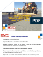 Micropavimentación Heavy Haul