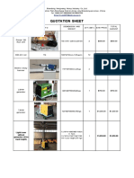 Rock Drill Quotation 6.2