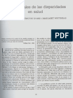 Bases Sociales de Las Disparidades en Salud PDF