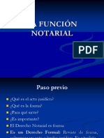 La función notarial: dar fe y formalizar actos