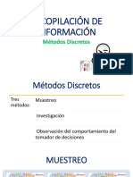 CAp. 5 RECOPILACIÓN DE INFORMACIÓN - Métodos Discretos PDF