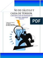 DISEÑO DE CÁLCULO Y CAIDA DE TENSIÓN