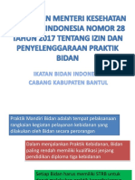 Peraturan Menteri Kesehatan Republik Indonesia Nomor 28 Tahun 2017