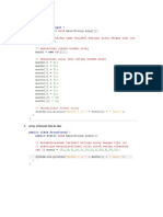 Praktek Array Dan Package