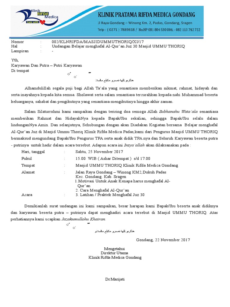 80 Koleksi Contoh Undangan Menghadiri Santunan Anak Yatim Terbaik