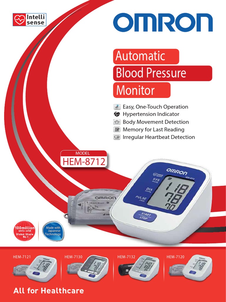 Blood Pressure Automatic Intelli Sense PDF Blood Pressure