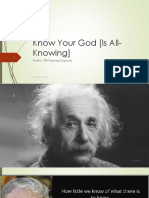 Know Your God Is All-Knowing - Walter Brian Rochester