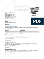 Riveted Beam-Girder Connection Load