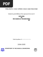 (##) Pneumatic High Speed Hacksaw Machine