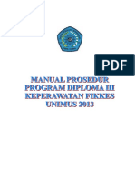 Manual Prosedur d3 Keperawatan