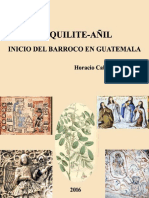 Cabezas. Jiquilite-Añil, Inicios Del Barroco en Guate PDF