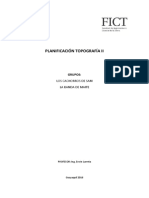 Planificación Topografía II