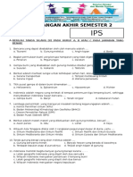 Soal UTS IPS Kelas 6 SD Semester 2 (Genap) Dan Kunci Jawaban (1)