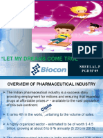 Dream Job at Biocon