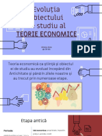 Evolutia Teoriei Economice