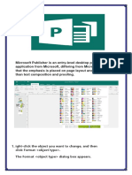Microsoft Publisher Is An Entry