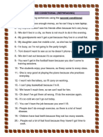 Second Conditional Rewriting Practice