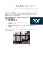 Alat Semprot Electrik Pertanian Cerdas