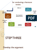 The Steps For Conducting A Literature Review