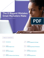 The 8 Biggest Mistakes Email Marketers Make How To Avoid Them Marketo PDF