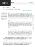 3 TEXTO O Gesto Do Professor Ensina