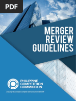 Philippine Competition Commission Merger Review Guidelines