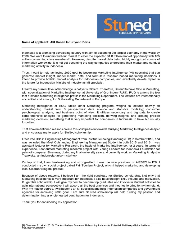 Motivation vs problem statement picture