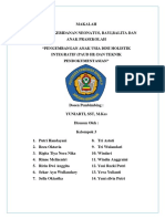 Pengembangan Anak Usia Dini Holistik Integratif (Paud Hi) Dan Teknik Pendokumentasian Kel 3,2b, Diii Kebidanan