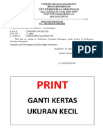 Surat Keterangan Berobat