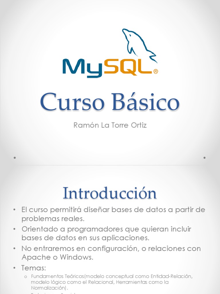 Curso Básico de Bases de Datos SQL | PDF
