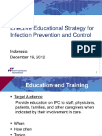 Educational Strategy For Infection Prevention and Control