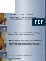 General Anesthesia