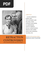 Rizal Retraction Controversy Docx