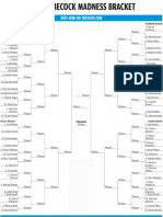 Gamecock Madness Bracket