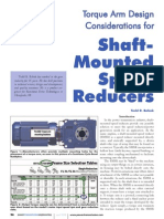 Shaft-Mounted Speed Reducers: Torque Arm Design Considerations For