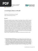 NUNES; SILVA. a Sociologia Clínica No Brasil